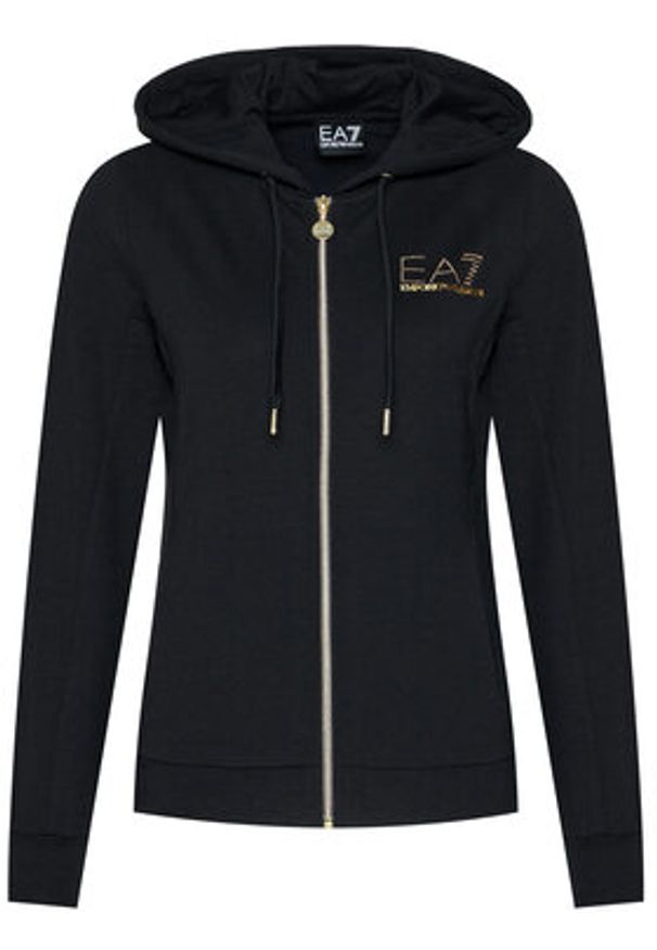 EA7 Emporio Armani Dres 8NTV51 TJ9RZ 1200 Czarny Regular Fit. Kolor: czarny. Materiał: syntetyk