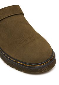 Dr. Martens Klapki Brookline DM42861300 Zielony ciemny. Kolor: zielony. Materiał: skóra, zamsz #3