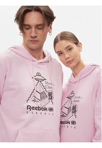 Reebok Bluza Classics Skateboard Hoodie HS7144 Różowy Regular Fit. Kolor: różowy. Materiał: bawełna #6