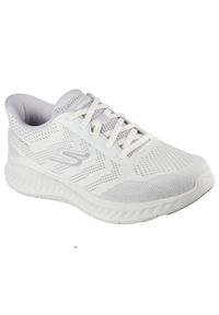 skechers - Trenerzy Skechers Go Walk Now-Payton. Kolor: szary, biały, wielokolorowy. Materiał: materiał. Sport: turystyka piesza #1