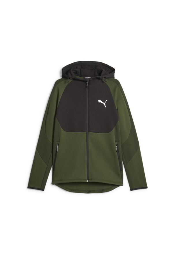 Puma Bluza Evostripe Fz 67593031. Kolor: zielony, wielokolorowy, brązowy