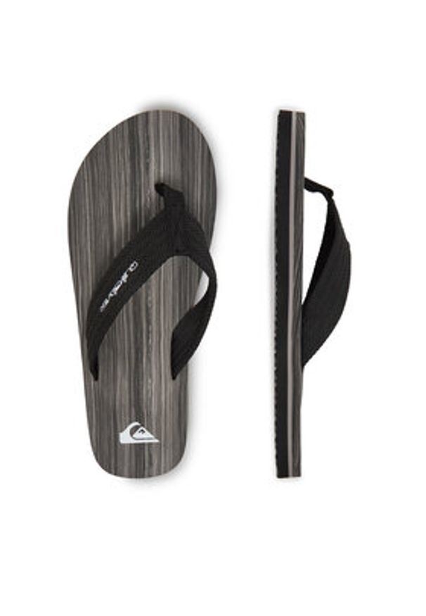 Quiksilver Japonki 877075A Czarny. Kolor: czarny. Materiał: materiał