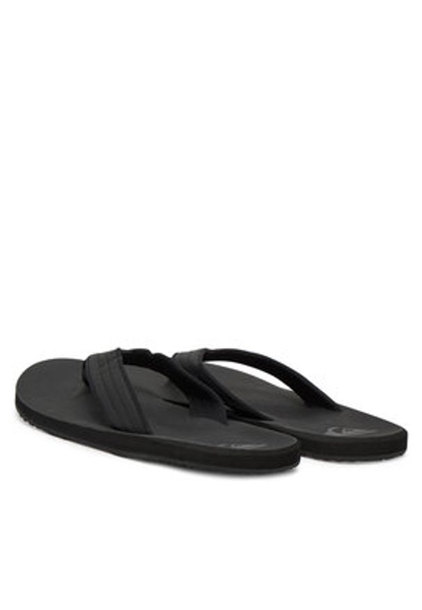 Quiksilver Japonki 808416 Czarny. Kolor: czarny. Materiał: syntetyk, materiał
