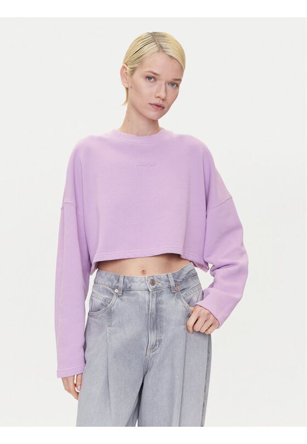 Hugo - HUGO Bluza Derissa_B 50545035 Różowy Relaxed Fit. Kolor: różowy. Materiał: bawełna