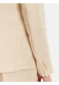 Weekend Max Mara Marynarka Nalut 2515041012 Écru Regular Fit. Materiał: len