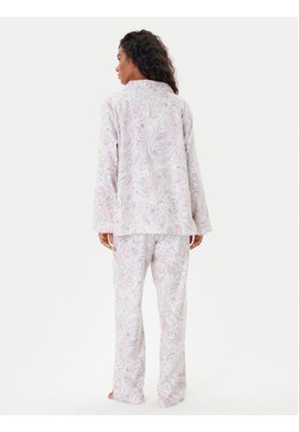 Lauren Ralph Lauren - LAUREN RALPH LAUREN Piżama ILN92448 Różowy. Kolor: różowy. Materiał: bawełna