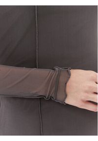 Brave Soul Sukienka codzienna LDRJ-225DAISIE Szary Regular Fit. Okazja: na co dzień. Kolor: szary. Materiał: syntetyk. Typ sukienki: proste. Styl: casual #3