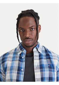 TOMMY HILFIGER - Tommy Hilfiger Koszula MW0MW43126 Niebieski Regular Fit. Kolor: niebieski. Materiał: bawełna #4