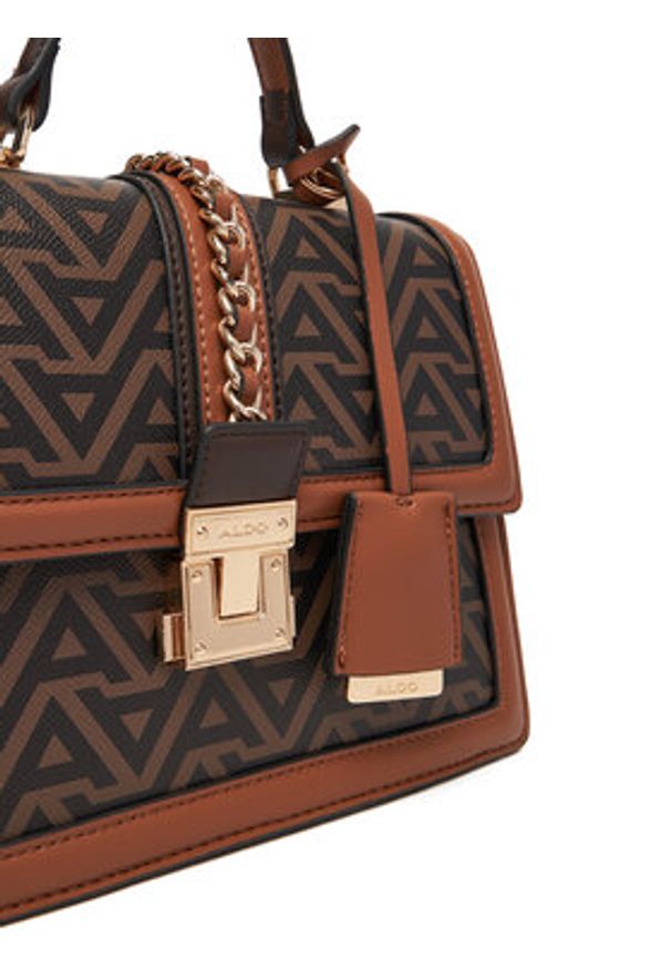 Aldo Torebka Martissa 14143751 Brązowy. Kolor: brązowy. Materiał: skórzane