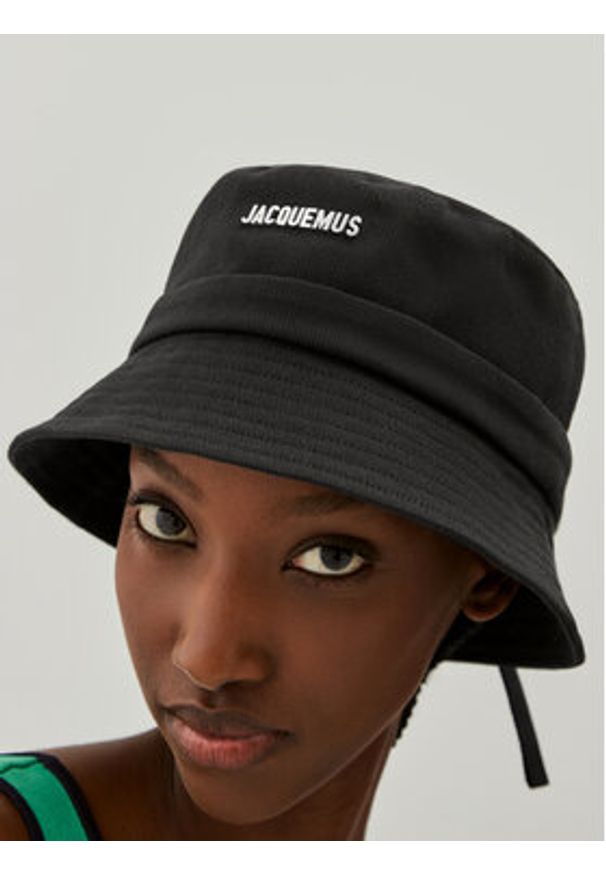JACQUEMUS Bucket 223AC001U Czarny. Kolor: czarny. Materiał: bawełna, materiał
