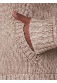 Guess Jeans Kardigan M5BR07 Z0662 Brązowy Regular Fit. Kolor: brązowy. Materiał: wełna, syntetyk #5