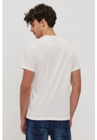 Jack & Jones T-shirt kolor biały. Okazja: na co dzień. Kolor: biały. Materiał: dzianina. Wzór: gładki. Styl: casual