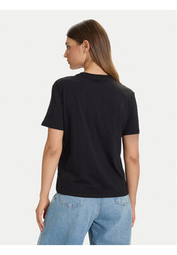 Calvin Klein Jeans T-Shirt Classic Monogram LV047D874G Czarny Regular Fit. Kolor: czarny. Materiał: bawełna
