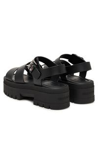 Tommy Jeans Sandały Tjw Straps Leather Max Sandal EN0EN02944 Czarny. Kolor: czarny. Materiał: skóra #4
