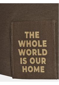 outhorn - Outhorn T-Shirt OTHAW23TTSHM0937 Khaki Regular Fit. Kolor: brązowy. Materiał: bawełna