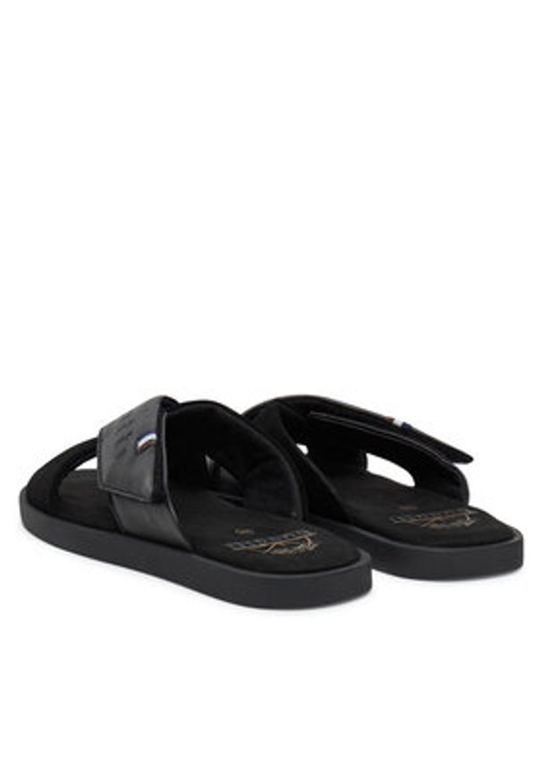 Bugatti Klapki 321-ART80-1014 Czarny. Kolor: czarny. Materiał: skóra