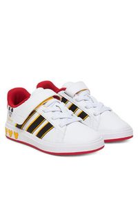 Adidas - adidas Sneakersy Grand Court Mickey El K JQ8067 Biały. Kolor: biały. Materiał: skóra #6
