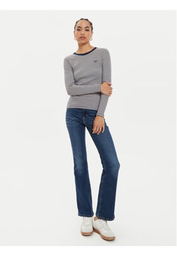 Levi's® Bluzka Essential Housemark 000KL-0002 Kolorowy Slim Fit. Materiał: bawełna. Wzór: kolorowy