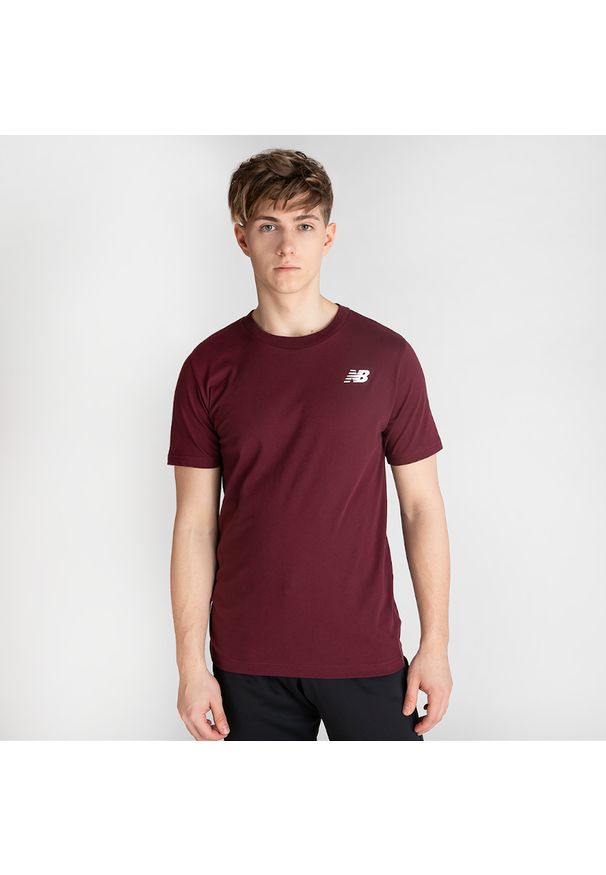 T-shirt New Balance casualowy, krótki, z krótkim rękawem, na co dzień