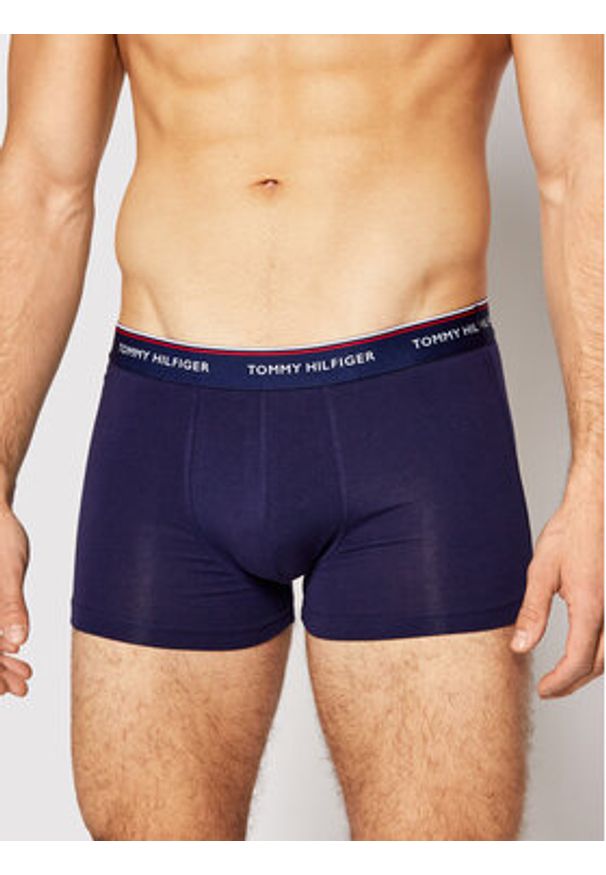 TOMMY HILFIGER - Tommy Hilfiger Komplet 3 par bokserek 3P Trunk 1U87903842 Granatowy. Kolor: niebieski. Materiał: bawełna