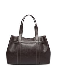 Calvin Klein Torebka Buckle Medium Work Tote LV04F3549G Brązowy. Kolor: brązowy. Materiał: skórzane #5