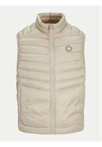 Jack & Jones - Jack&Jones Bezrękawnik Sprint 12258457 Beżowy Regular Fit. Kolor: beżowy. Materiał: syntetyk. Długość rękawa: bez rękawów #5