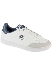 Fila - Buty sportowe Sneakersy męskie, Courtbay. Kolor: biały, wielokolorowy, niebieski, szary. Materiał: guma, materiał, tkanina, syntetyk. Sport: turystyka piesza