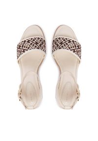 TOMMY HILFIGER - Tommy Hilfiger Espadryle Th Mid Espad FW0FW09519 Brązowy. Kolor: brązowy. Materiał: materiał #4