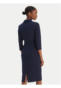 Rinascimento Sukienka koktajlowa CFC0126777003 Granatowy Slim Fit. Kolor: niebieski. Materiał: syntetyk. Styl: wizytowy #4
