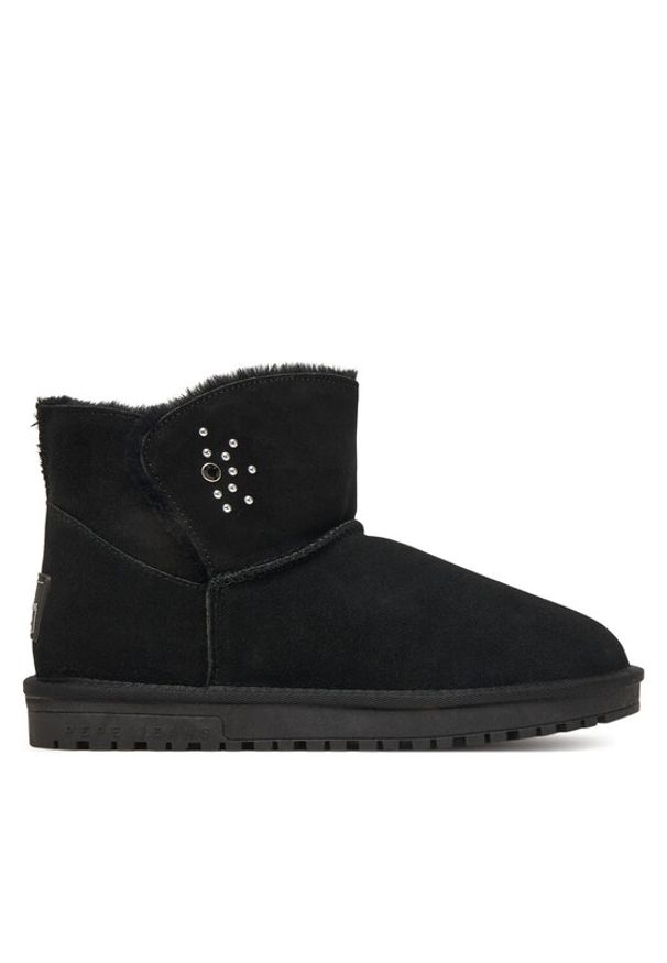 Pepe Jeans Śniegowce Diss Urban W PLS500001 Czarny. Kolor: czarny. Materiał: zamsz, skóra