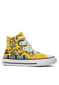 Converse Trampki Chuck Taylor All Star A03576C Żółty. Kolor: żółty. Materiał: materiał #1