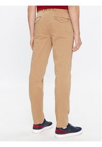 TOMMY HILFIGER - Tommy Hilfiger Spodnie materiałowe Hampton MW0MW32568 Beżowy Slim Fit. Kolor: beżowy. Materiał: bawełna #4