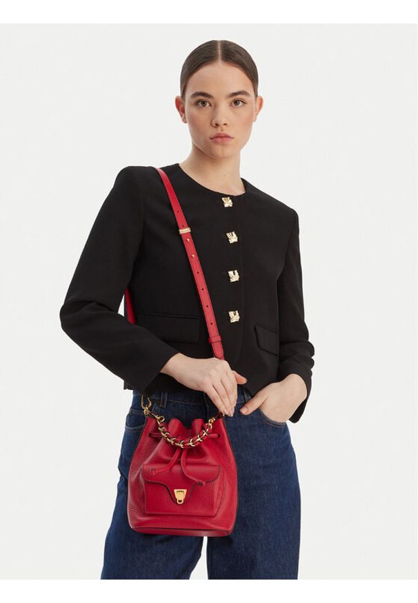 Coccinelle Torebka E1 TFK 23 03 01 Czerwony. Kolor: czerwony. Materiał: skórzane