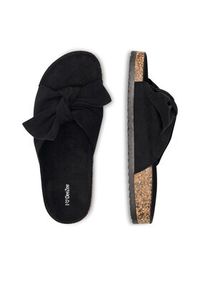 DeeZee Klapki WSLS19-02 Czarny. Kolor: czarny. Materiał: materiał #5