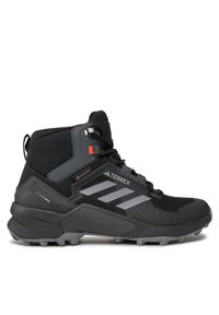 Adidas - adidas Trekkingi Terrex Swift R3 Mid GORE-TEX Hiking Shoes HR1308 Czarny. Kolor: czarny. Materiał: materiał. Technologia: Gore-Tex. Model: Adidas Terrex. Sport: turystyka piesza