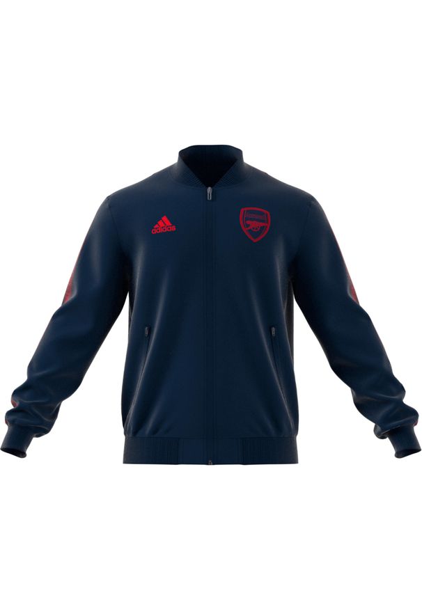 Adidas - Kurtka Arsenal Anthem 2019/20. Kolor: czerwony, niebieski, wielokolorowy