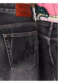 Grimey Szorty jeansowe GSJ157 Czarny Regular Fit. Kolor: czarny. Materiał: jeans, bawełna #3