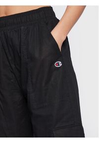 Champion Joggery Embroidered Logo 115493 Czarny Regular Fit. Kolor: czarny. Materiał: bawełna #3