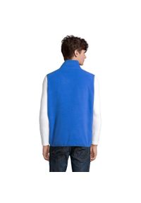 SOL'S - Ocieplacz Na Ciało Dla Dorosłych Unisex Factor Fleece Zapinany Na Zamek. Kolor: niebieski
