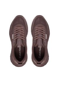 Calvin Klein Sneakersy Hike Runner Lup Lin Mesh HW0HW03000 Brązowy. Kolor: brązowy. Materiał: materiał #3