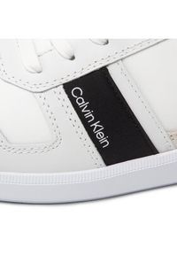 Calvin Klein Sneakersy Low Top Lace Up Mix HM0HM00491 Biały. Kolor: biały. Materiał: materiał