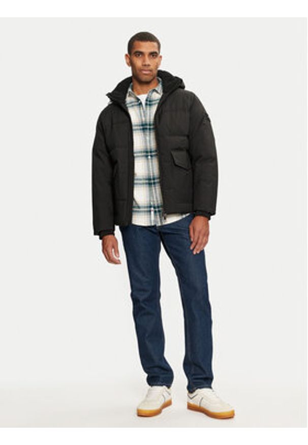 TOMMY HILFIGER - Tommy Hilfiger Kurtka zimowa Rockie MW0MW37125 Czarny Regular Fit. Kolor: czarny. Materiał: syntetyk. Sezon: zima