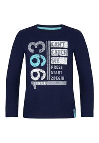 ZONE PERFECT - Glemo Koszulka dziecięca z długim rękawem 116 – 100% bawełna. Kolor: niebieski, wielokolorowy. Materiał: bawełna. Długość rękawa: długi rękaw. Długość: długie #1
