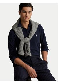 Polo Ralph Lauren Koszula 710654408016 Granatowy Regular Fit. Typ kołnierza: polo. Kolor: niebieski. Materiał: bawełna #5