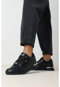 MEXX - Mexx sneakersy Fleur kolor czarny MXK047103W. Nosek buta: okrągły. Zapięcie: sznurówki. Kolor: czarny. Materiał: guma #7
