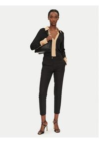 Morgan Chinosy 222-PLIME.F Czarny Slim Fit. Kolor: czarny. Materiał: bawełna
