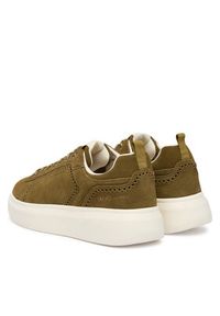 Liu Jo Sneakersy 7B6003 PX002 Khaki. Kolor: brązowy. Materiał: skóra, zamsz #6