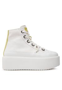 Inuikii Sneakersy Levy Platform High 30103-044 Biały. Kolor: biały. Materiał: materiał. Obcas: na platformie