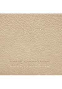 Love Moschino - LOVE MOSCHINO Torebka JC4101PP1ILT0110 Beżowy. Kolor: beżowy. Materiał: skórzane