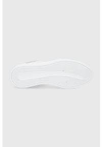 Aldo Buty Olicko kolor biały. Nosek buta: okrągły. Zapięcie: sznurówki. Kolor: biały. Materiał: guma